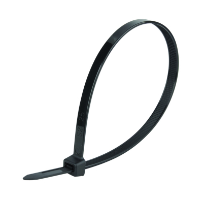 Collier de cablage - 100 x 2.5 mm - noir - Blister de 100