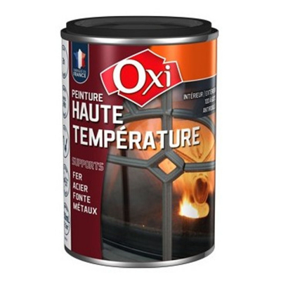 Peinture haute température - Noir satin - 125 ML