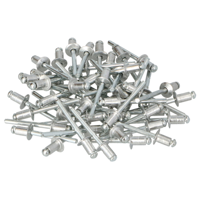 Rivets aluminium - 3,2x8 mm - Blister de 50