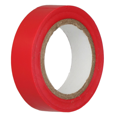 Ruban isolant 15 mm x 10 m - rouge