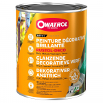 Reference : PEI0310 - Antirouille RUSTOL DECO - Blanc pur - RAL 9010 - 0.75 L